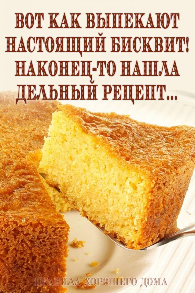 Вот как выпекают настоящий бисквит! Наконец-то нашла дельный рецепт Вот как выпекают настоящий бисквит! Наконец-то нашла дельный рецепт
