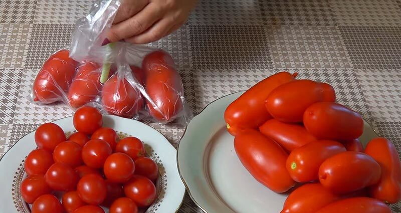 Метод позволяющий хранить томаты