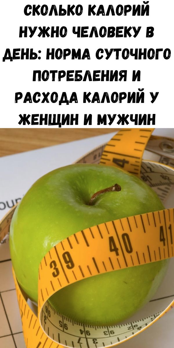 Сколько калорий нужно человеку в день: норма суточного потребления и расхода калорий у женщин и мужчин