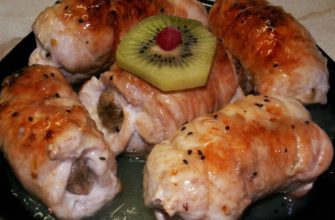 Вкуснейшие рулетики из куриного филе