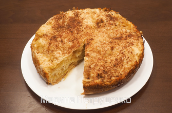 Яблочный насыпной пирог: рецепт