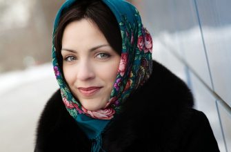 Как повязать платок на голову зимой