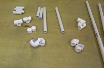 Полезная самоделка для жены из пластиковой трубы