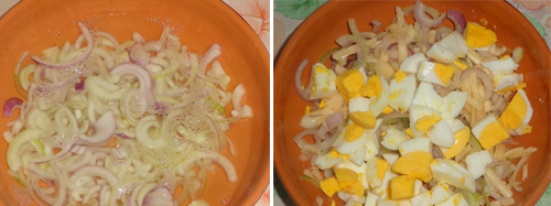 Салат &laquo;Чиполлино&raquo; ем и не плачу, смеюсь &mdash; две копейки на продукты, две минуты на готовку