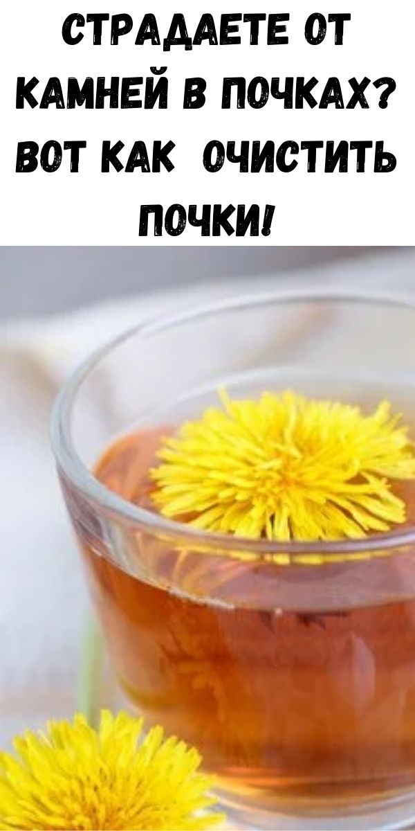 Страдаете от камней в почках? Вот как очистить почки!