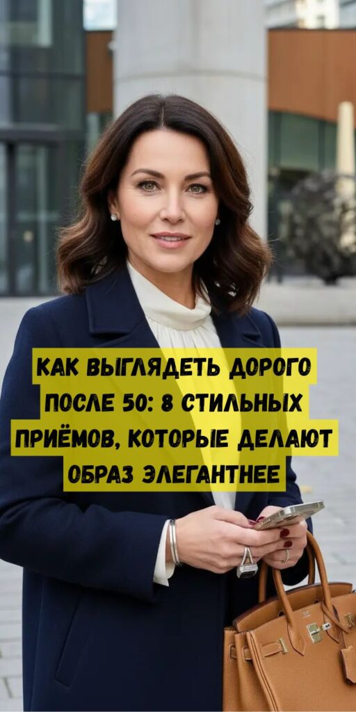 Как выглядеть дорого после 50: 8 стильных приёмов, которые делают образ элегантнее
