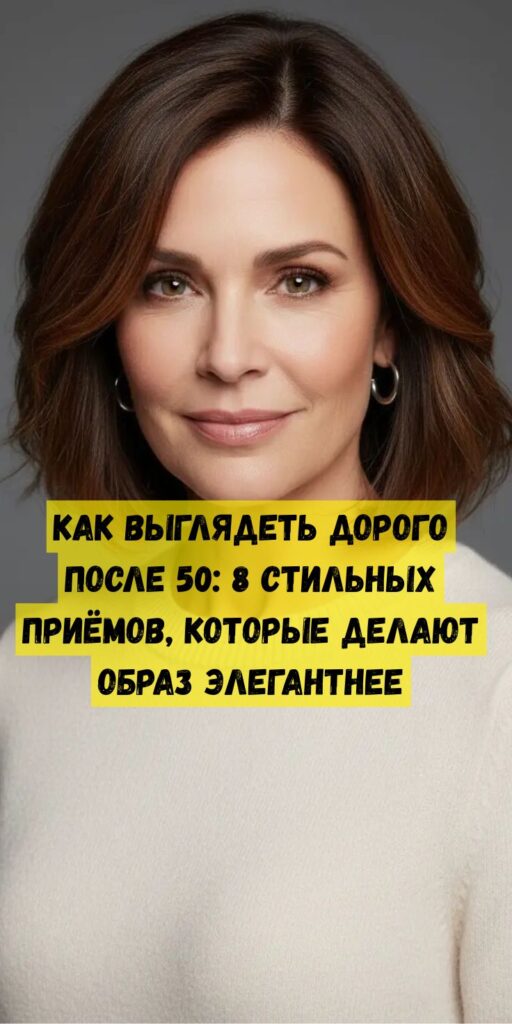Как выглядеть дорого после 50: 8 стильных приёмов, которые делают образ элегантнее